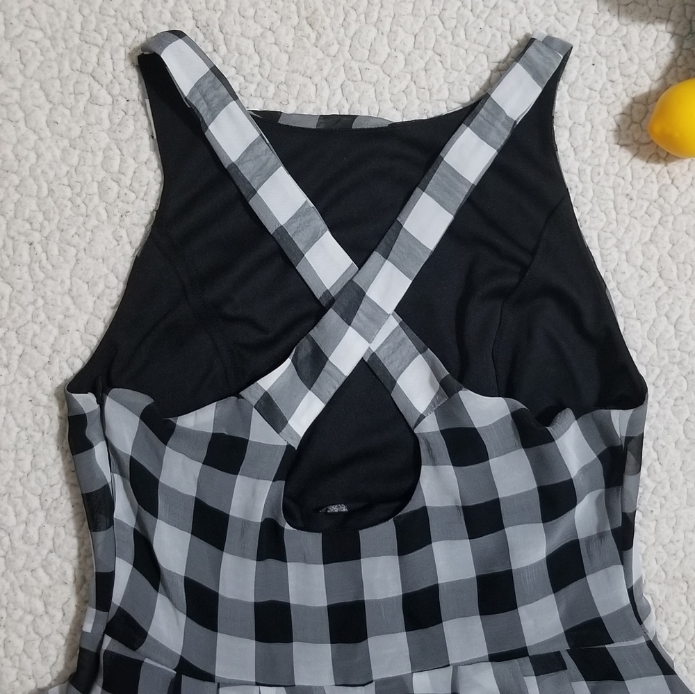 Modcloth small gingham dress by coconinno - Picture 3 of 3